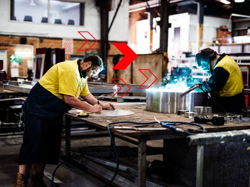 Produção que faz uso do sistema just in time