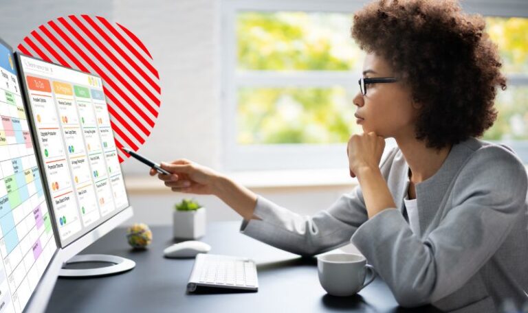 empreendedora utilizando um Sistema ERP completo